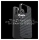NEKIT Fiber Apple iPhone 17 Hoesje MagSafe Kevlar Back Cover Dun Blauw afbeelding 8