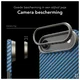 NEKIT Fiber Apple iPhone Air Hoesje MagSafe Kevlar Back Cover Dun Blauw afbeelding 4