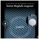 NEKIT Fiber Apple iPhone Air Hoesje MagSafe Kevlar Back Cover Dun Blauw afbeelding 8