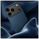 NEKIT Fiber Apple iPhone 17 Pro Max Hoesje MagSafe Kevlar Back Cover Dun Blauw afbeelding 17