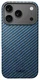 NEKIT Fiber Apple iPhone 17 Pro Max Hoesje MagSafe Kevlar Back Cover Dun Blauw afbeelding 11