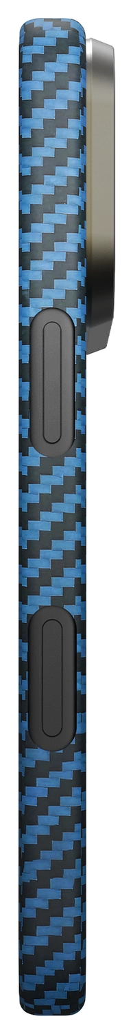 NEKIT Fiber Apple iPhone 17 Pro Max Hoesje MagSafe Kevlar Back Cover Dun Blauw afbeelding 16