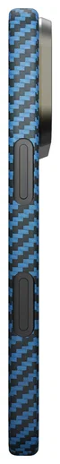 NEKIT Fiber Apple iPhone 17 Pro Max Hoesje MagSafe Kevlar Back Cover Dun Blauw afbeelding 16