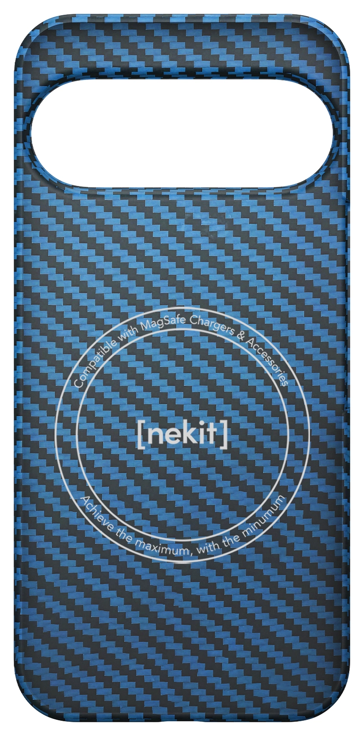 NEKIT Fiber PixelSnap Google Pixel 10 / 10 Pro Hoesje MagSafe / Qi2 Kevlar Blauw afbeelding 15