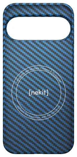 NEKIT Fiber PixelSnap Google Pixel 10 / 10 Pro Hoesje MagSafe / Qi2 Kevlar Blauw afbeelding 15