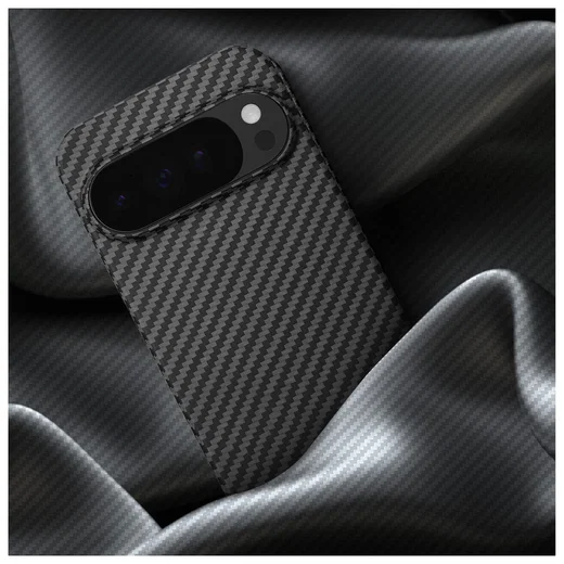 NEKIT Fiber PixelSnap Google Pixel 10 Pro XL Hoesje MagSafe / Qi2 Kevlar Zwart afbeelding 15