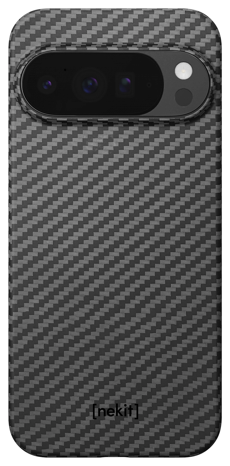 NEKIT Fiber PixelSnap Google Pixel 10 Pro XL Hoesje MagSafe / Qi2 Kevlar Zwart afbeelding 12