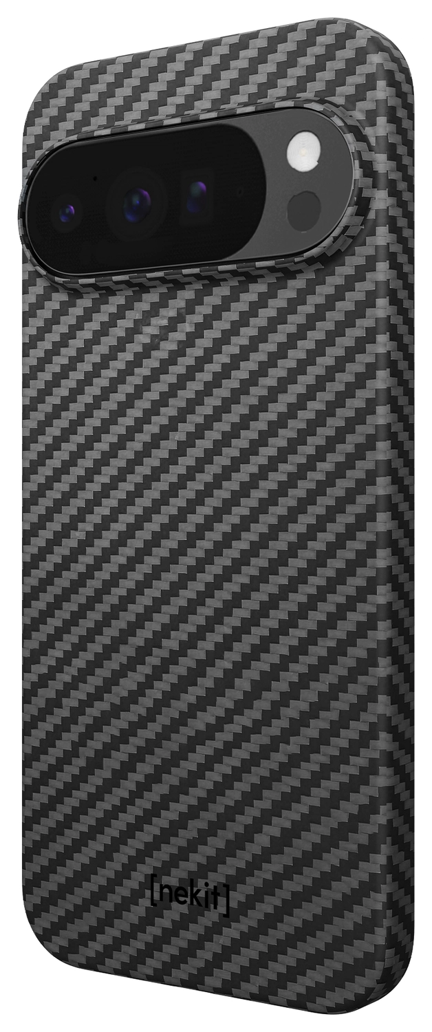NEKIT Fiber PixelSnap Google Pixel 10 Pro XL Hoesje MagSafe / Qi2 Kevlar Zwart afbeelding 13