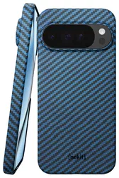 NEKIT Fiber PixelSnap Google Pixel 10 Pro XL Hoesje MagSafe / Qi2 Kevlar Blauw afbeelding