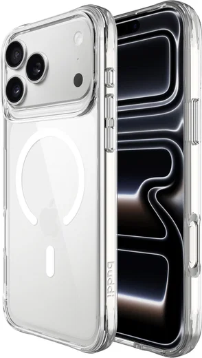 Buddi Core Apple iPhone 17 Pro Max Hoesje MagSafe Back Cover Clear afbeelding 12