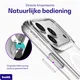Buddi Core Apple iPhone 17 Pro Max Hoesje MagSafe Back Cover Clear afbeelding 7