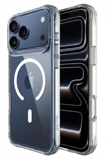 Buddi Core Apple iPhone 17 Pro Max Hoesje MagSafe Back Cover Clear afbeelding 13