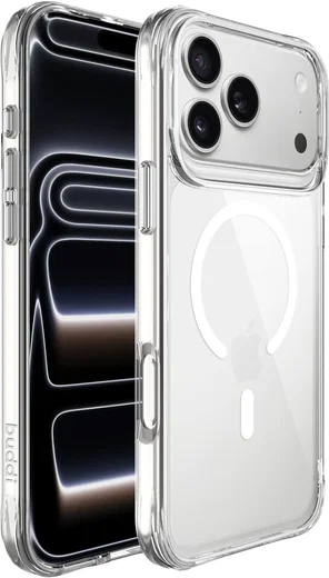 Buddi Core Apple iPhone 17 Pro Hoesje MagSafe Back Cover Clear afbeelding 9