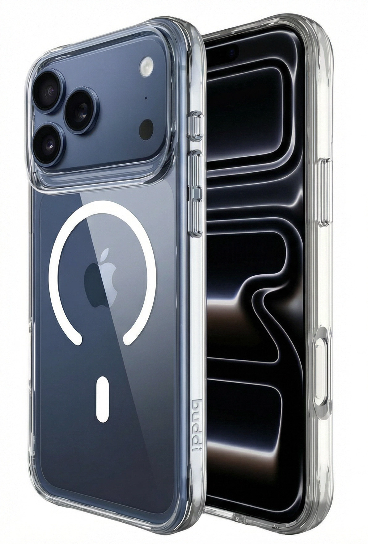 Buddi Core Apple iPhone 17 Pro Hoesje MagSafe Back Cover Clear afbeelding 13