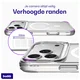 Buddi Core Apple iPhone 17 Pro Hoesje MagSafe Back Cover Matte Clear afbeelding 5