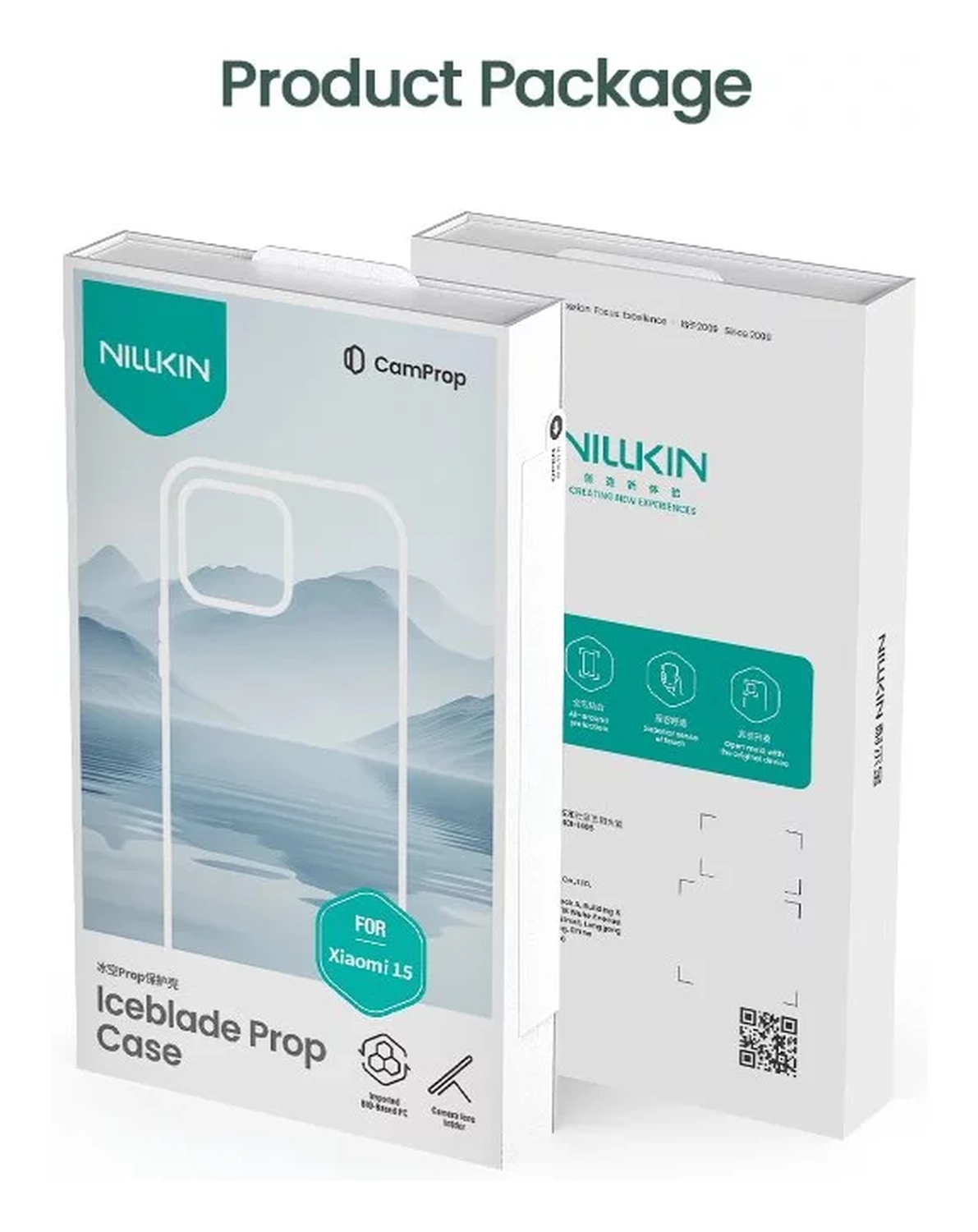 Nillkin IceBlade Prop Xiaomi 15 Hoesje MagSafe / Qi2 Zwart afbeelding 9