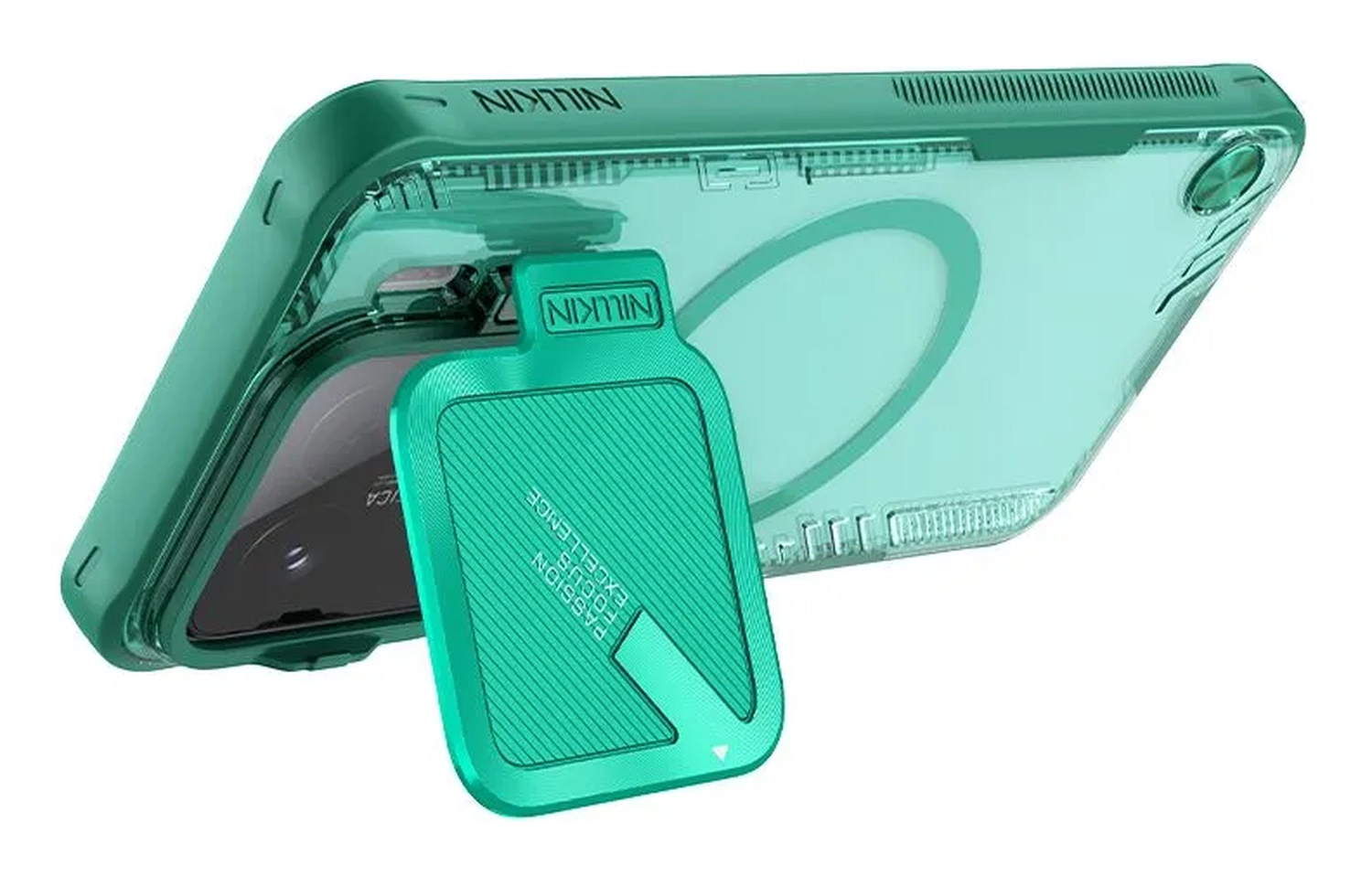 Nillkin IceBlade Prop Xiaomi 15 Hoesje MagSafe / Qi2 Groen afbeelding 15