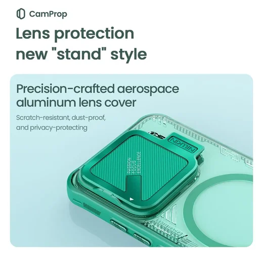 Nillkin IceBlade Prop Xiaomi 15 Hoesje MagSafe / Qi2 Groen afbeelding 3