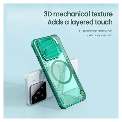 Nillkin IceBlade Prop Xiaomi 15 Hoesje MagSafe / Qi2 Groen afbeelding 6