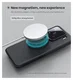 Nillkin Frosted Shield Xiaomi 15 Hoesje MagSafe Back Cover Zwart afbeelding 3