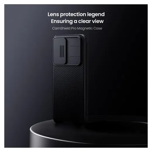 Nillkin CamShield MagSafe Xiaomi Poco F7 Hoesje Camera Slider Zwart afbeelding 3