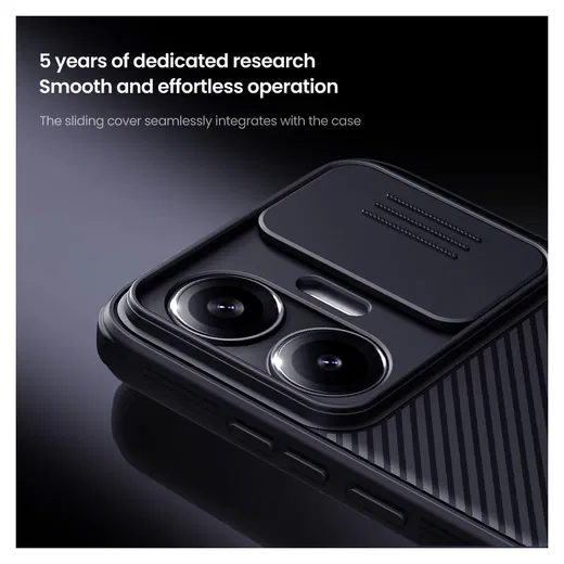 Nillkin CamShield MagSafe Xiaomi Poco F7 Hoesje Camera Slider Zwart afbeelding 5