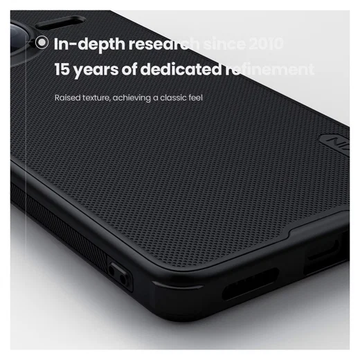 Nillkin Super Frosted Shield Xiaomi Poco F7 Pro Hoesje Back Cover Zwart afbeelding 5