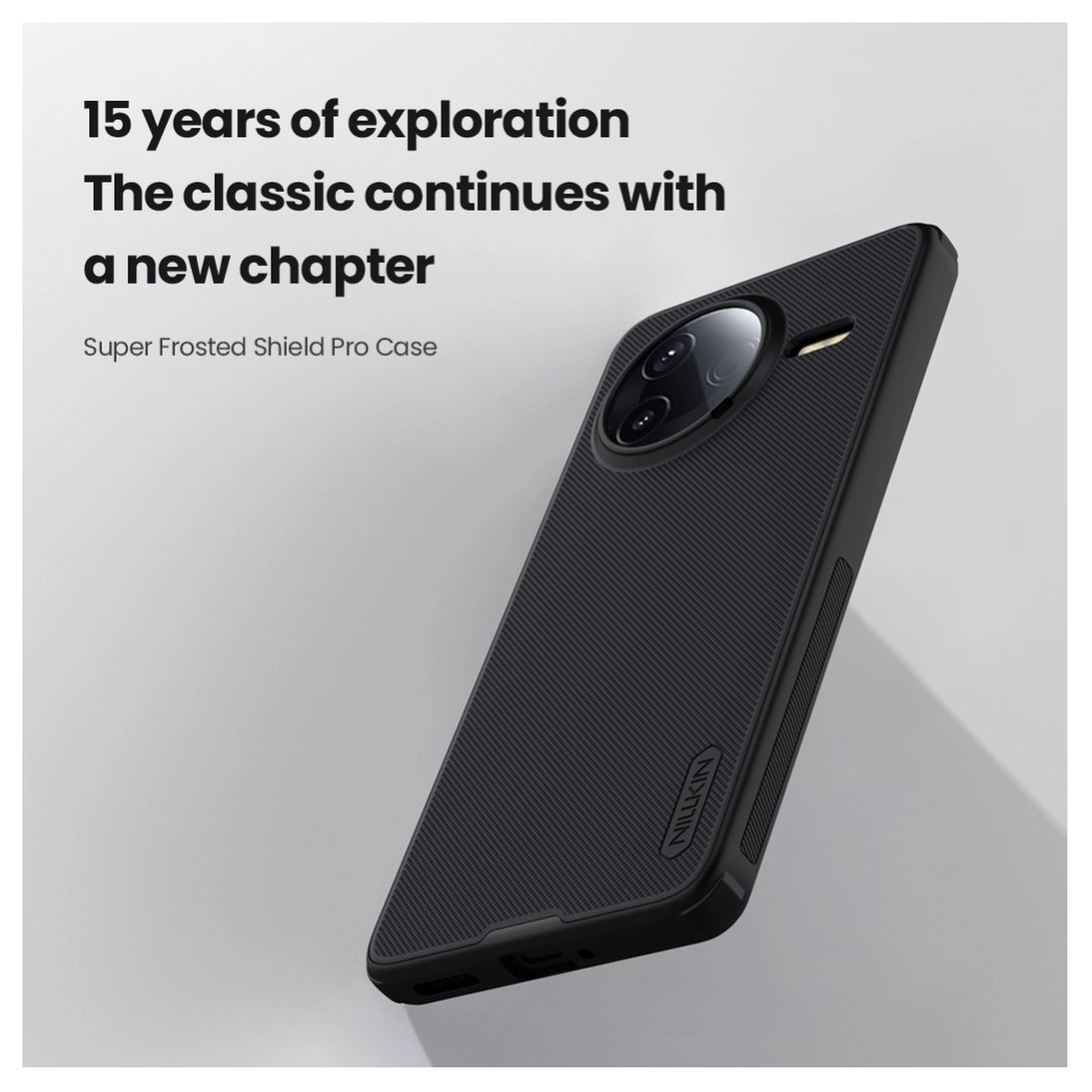 Nillkin Super Frosted Shield Xiaomi Poco F7 Pro Hoesje Back Cover Blauw afbeelding 4