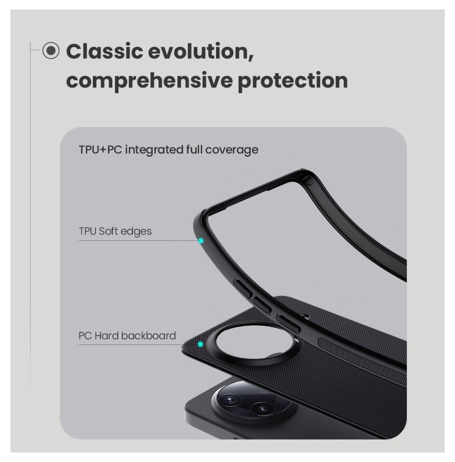 Nillkin Super Frosted Shield Xiaomi Poco F7 Pro Hoesje Back Cover Blauw afbeelding 6
