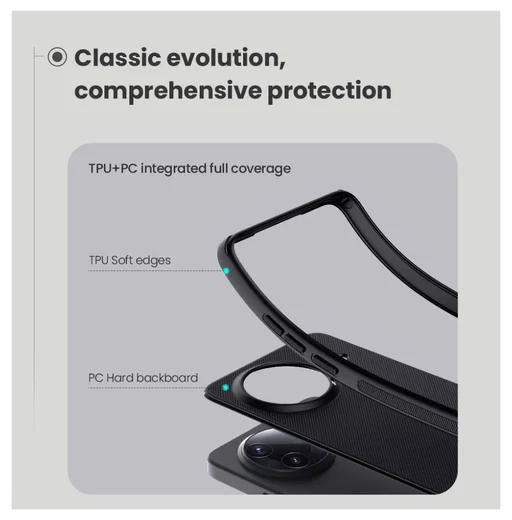 Nillkin Super Frosted Shield Xiaomi Poco F7 Pro Hoesje Back Cover Blauw afbeelding 6