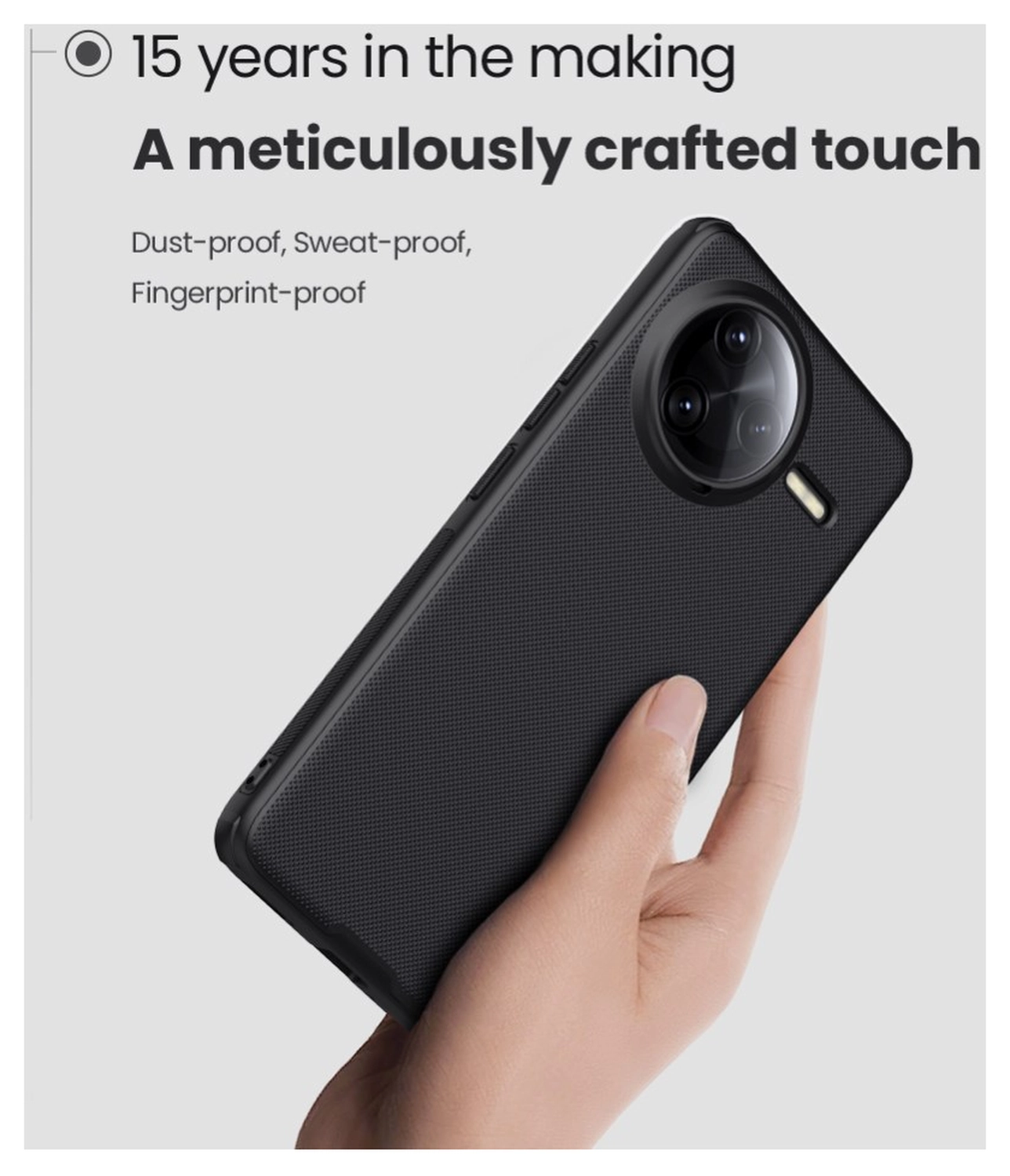 Nillkin Super Frosted Shield Xiaomi Poco F7 Ultra Hoesje Back Cover Groen afbeelding 4