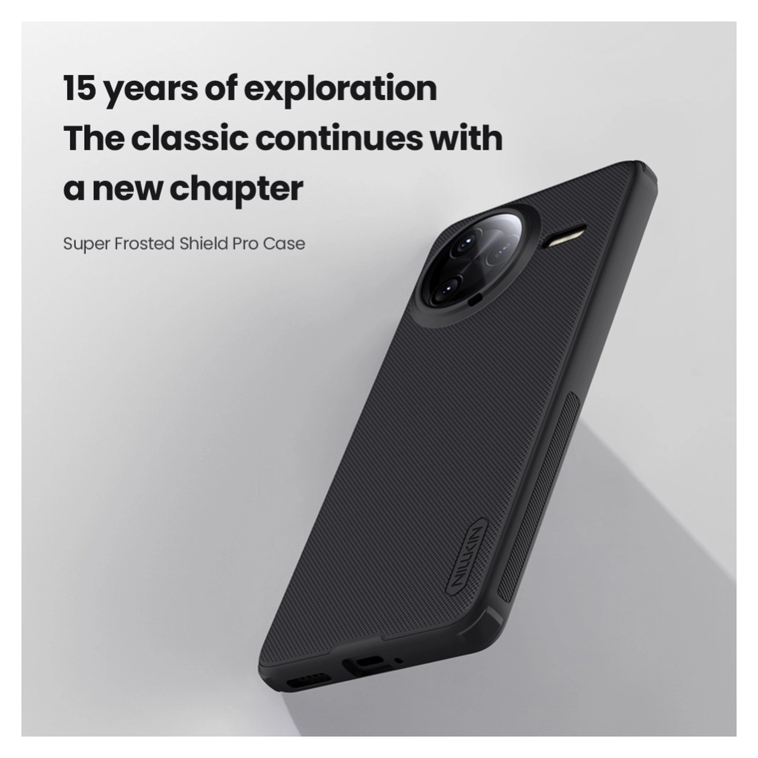 Nillkin Super Frosted Shield Xiaomi Poco F7 Ultra Hoesje Back Cover Zwart afbeelding 3