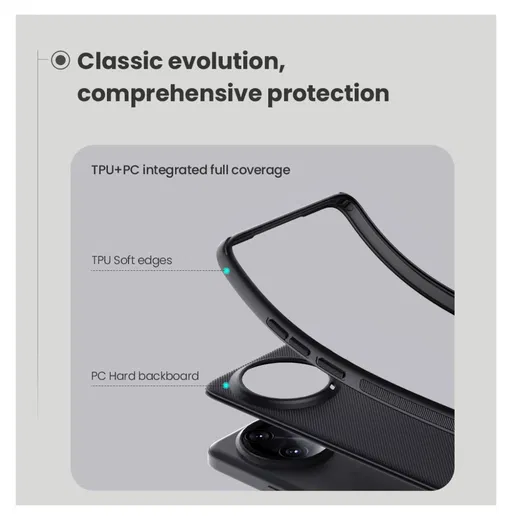 Nillkin Super Frosted Shield Xiaomi Poco F7 Ultra Hoesje Back Cover Zwart afbeelding 4