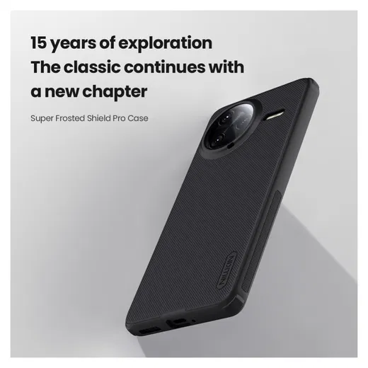 Nillkin Super Frosted Shield Xiaomi Poco F7 Ultra Hoesje Back Cover Blauw afbeelding 3