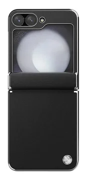 Nillkin CamShield Leather Flip Samsung Z Flip 6 / 7 FE Hoesje Zwart