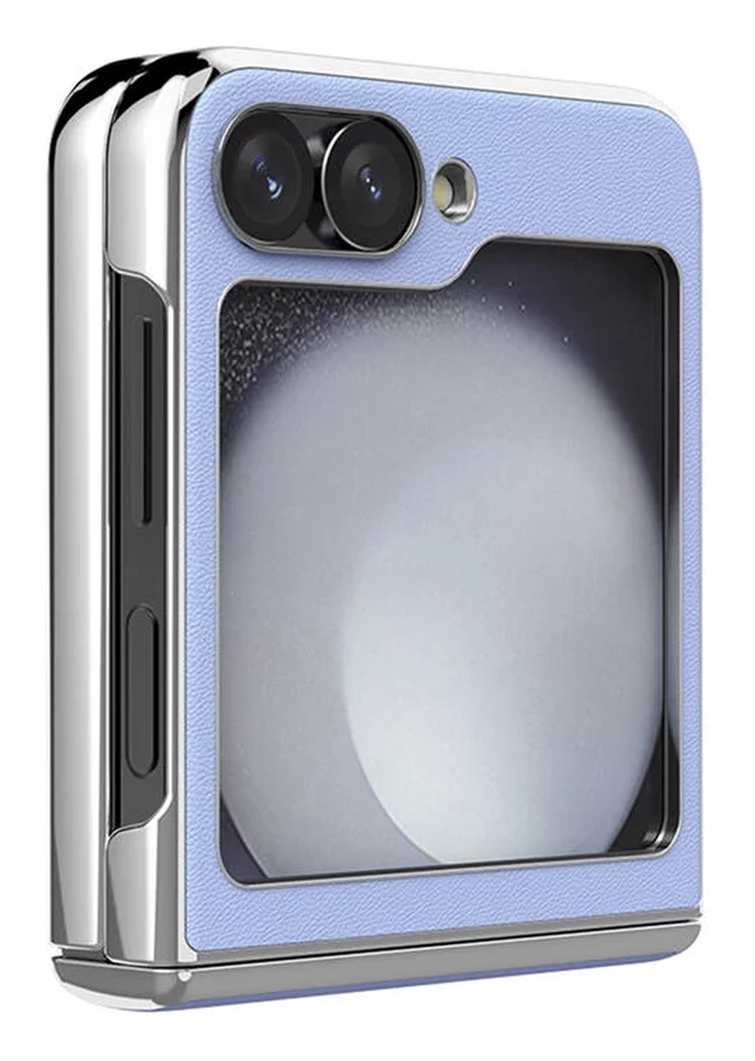 Nillkin CamShield Leather Flip Samsung Z Flip 6 / 7 FE Hoesje Paars afbeelding 4