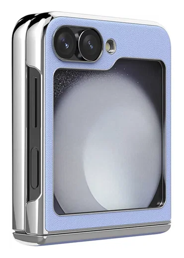 Nillkin CamShield Leather Flip Samsung Z Flip 6 / 7 FE Hoesje Paars afbeelding 4