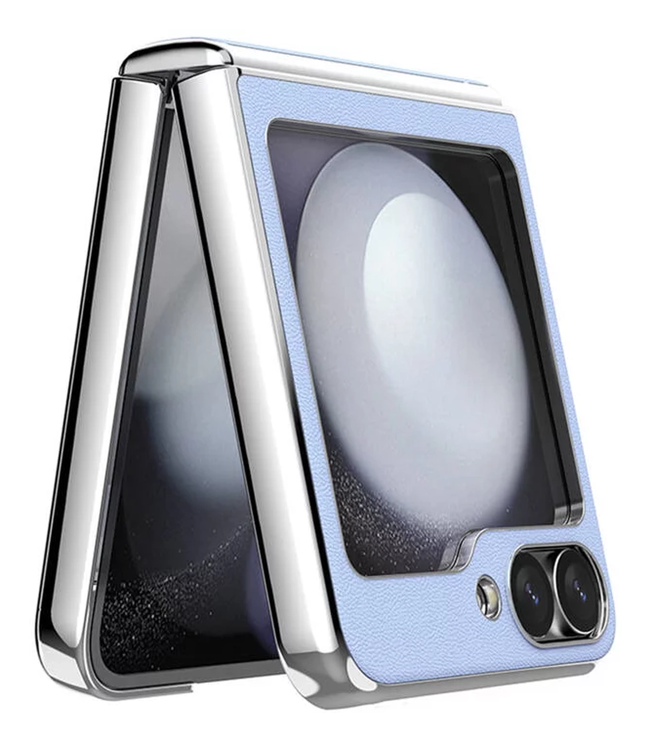 Nillkin CamShield Leather Flip Samsung Z Flip 6 / 7 FE Hoesje Paars afbeelding 5