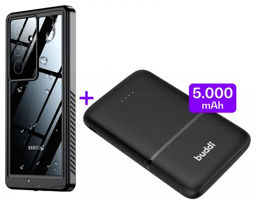 SBG Outdoor Case Samsung Galaxy S23 Ultra met Buddi Go powerbank afbeelding 2