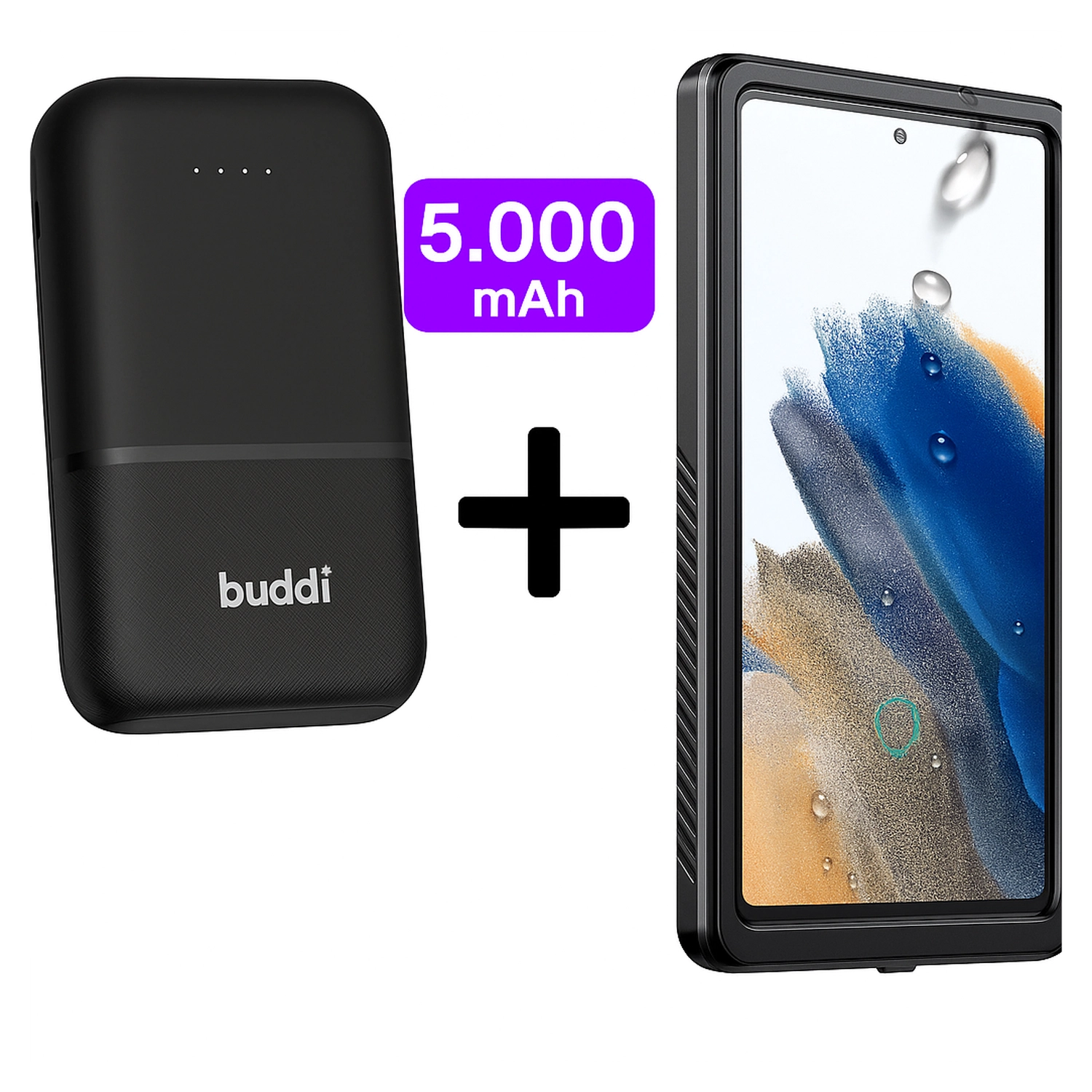 SBG Outdoor Case Samsung Galaxy S23 Ultra met Buddi Go powerbank afbeelding 1