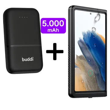 SBG Outdoor Case Samsung Galaxy S23 Ultra met Buddi Go powerbank