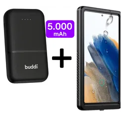 SBG Outdoor Case Samsung Galaxy S23 Ultra met Buddi Go powerbank afbeelding
