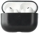 Rosso Deluxe Apple AirPods Pro 2 Hoesje Echt Leer Case Zwart