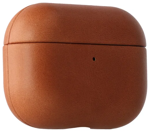 Rosso Deluxe Apple AirPods Pro 2 Hoesje Echt Leer Case Bruin afbeelding 2