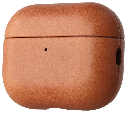 Rosso Deluxe Apple AirPods Pro 2 Hoesje Echt Leer Case Bruin afbeelding 4