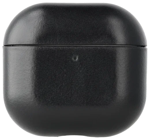 Rosso Deluxe Apple AirPods 4 Hoesje Echt Leer Case Zwart afbeelding 2