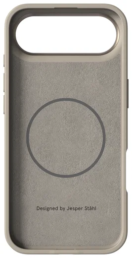 Nudient Bold Case Apple iPhone Air Hoesje Siliconen met MagSafe Beige afbeelding 4