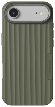 Nudient Bold Case Apple iPhone Air Hoesje Siliconen met MagSafe Groen