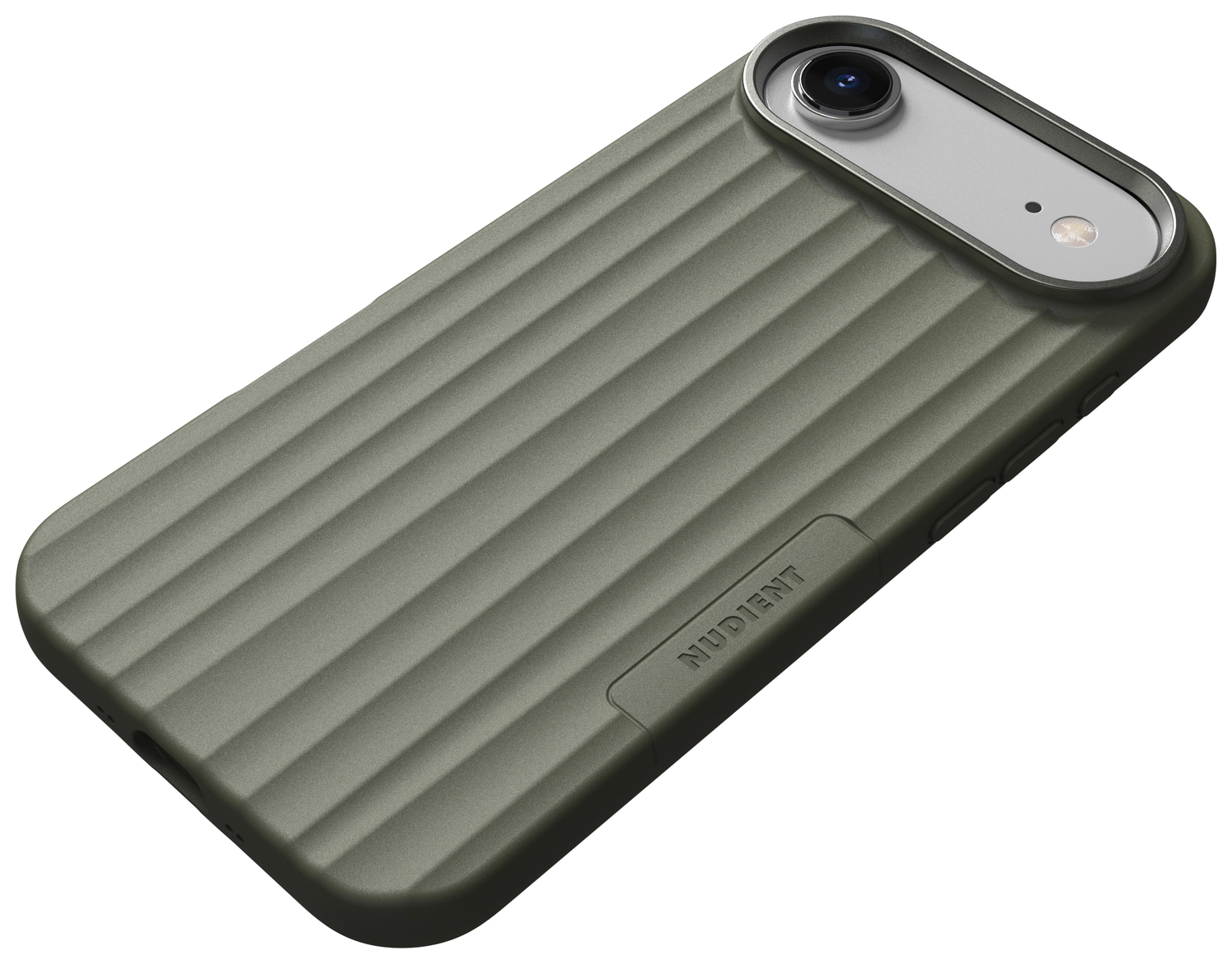 Nudient Bold Case Apple iPhone Air Hoesje Siliconen met MagSafe Groen afbeelding 2