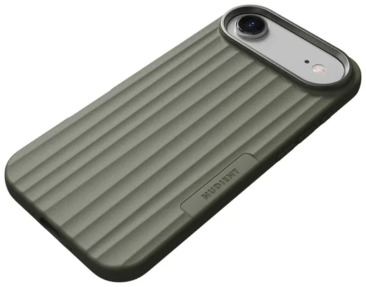 Nudient Bold Case Apple iPhone Air Hoesje Siliconen met MagSafe Groen afbeelding 2